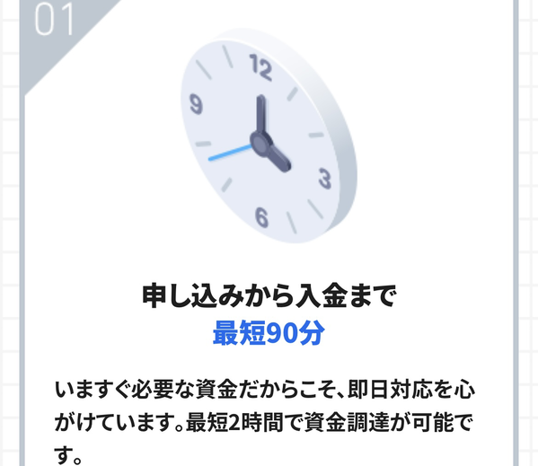 POUNT1 申し込みから入金まで最短90分