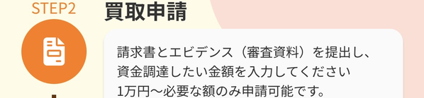 STEP2 買取申請