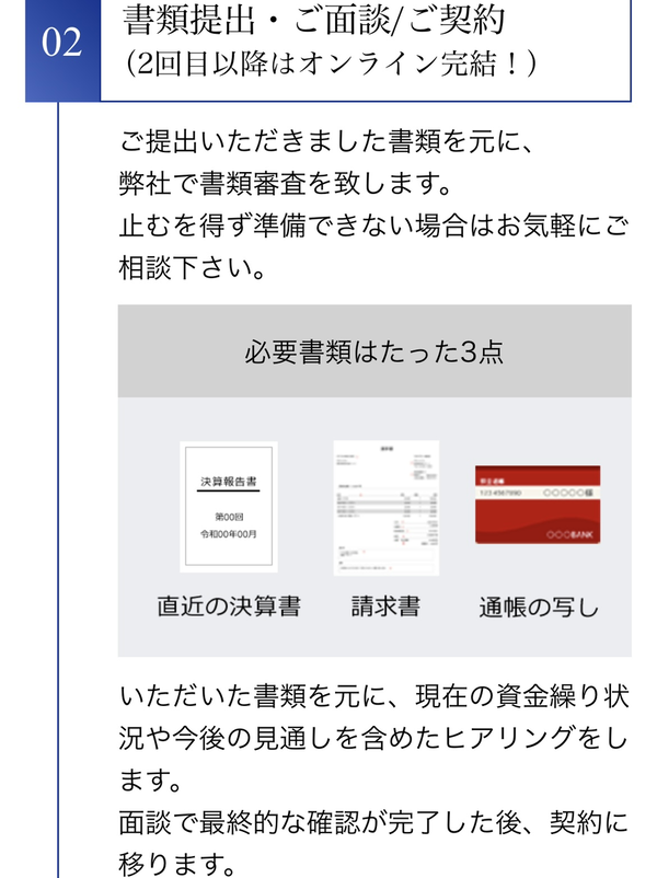 STEP2 書類提出・面談/ご契約(2回目以降はオンライン完結!)