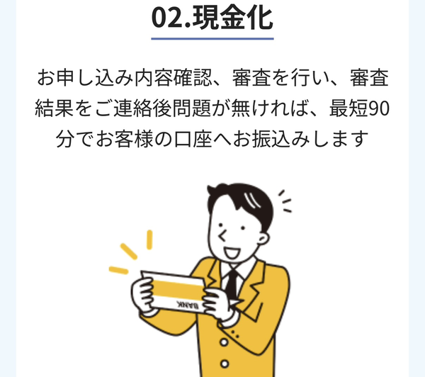 STEP2 現金化